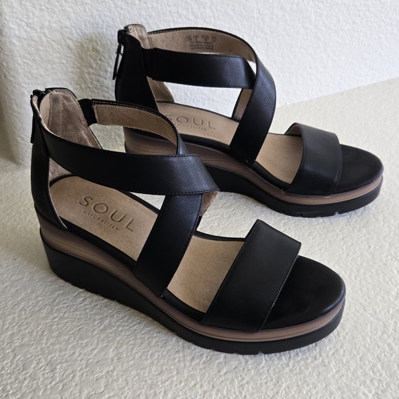 SOUL By Naturalizer Goodtimes Wedge Sandal - Picture 1 of 12